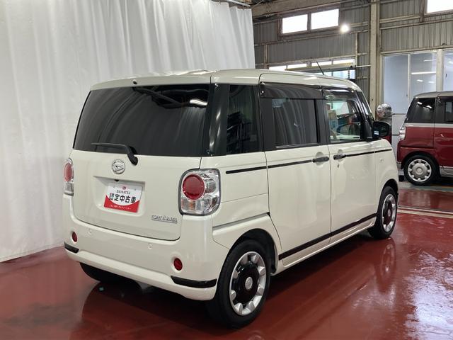 ムーヴキャンバスＧブラックアクセントＶＳ　ＳＡIII下取車　ナビ　全周囲カメラ　ＴＶ　スマートキー　プッシュスタート　衝突被害軽減システム　ブルートゥース　両側電動スライドドア　シートヒーター　ＬＥＤヘッドランプ　オートマチックハイビーム　オートライト（長崎県）の中古車