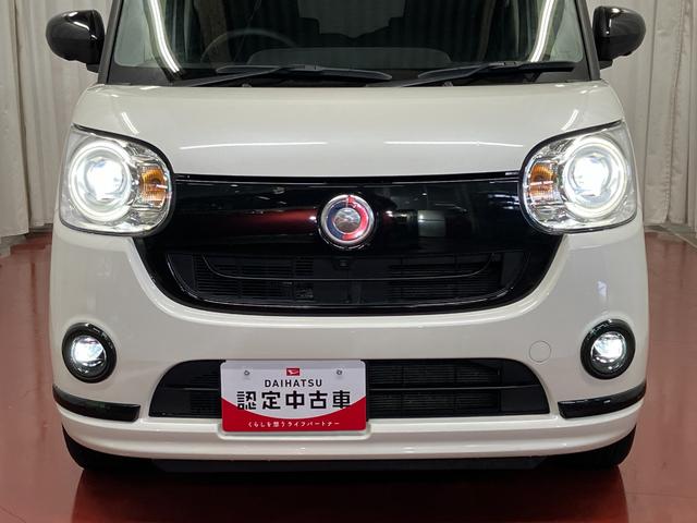 ムーヴキャンバスＧブラックアクセントＶＳ　ＳＡIII下取車　ナビ　全周囲カメラ　ＴＶ　スマートキー　プッシュスタート　衝突被害軽減システム　ブルートゥース　両側電動スライドドア　シートヒーター　ＬＥＤヘッドランプ　オートマチックハイビーム　オートライト（長崎県）の中古車