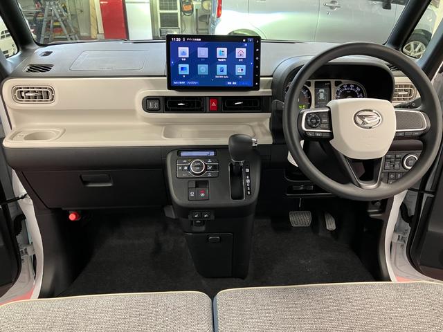 ムーヴキャンバスストライプスＧ下取車　ナビ　ＴＶ　ＥＴＣ　バックカメラ　ドライブレコーダー　両側電動スライドドア　ブルートゥース　衝突被害軽減システム　アイドリングストップ　電動格納式ドアミラー　シートヒーター　ＬＥＤヘッドランプ（長崎県）の中古車