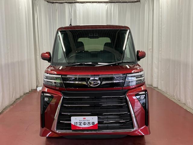 タントカスタムＸひょう害車　届出済未使用車　元展示車　スマートキー　プッシュスタート　アイドリングストップ　両側電動スライドドア　衝突被害軽減システム　オートマチックハイビーム　イモビ　車線逸脱警報　シートヒーター（長崎県）の中古車