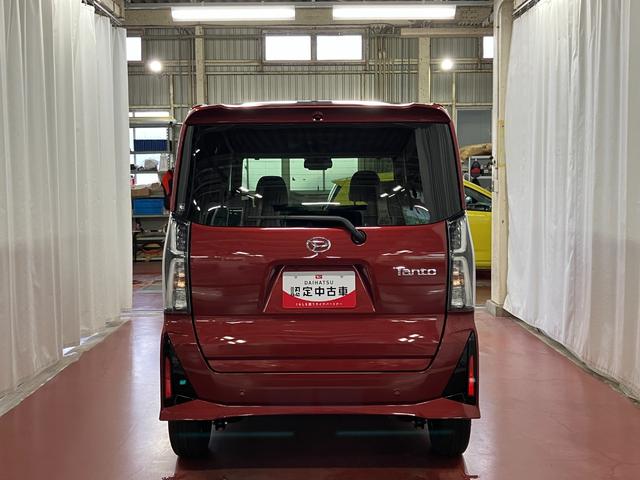 タントカスタムＸひょう害車　届出済未使用車　元展示車　スマートキー　プッシュスタート　アイドリングストップ　両側電動スライドドア　衝突被害軽減システム　オートマチックハイビーム　イモビ　車線逸脱警報　シートヒーター（長崎県）の中古車
