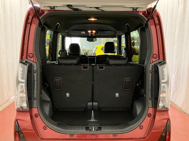 タントカスタムＸひょう害車　届出済未使用車　元展示車　スマートキー　プッシュスタート　アイドリングストップ　両側電動スライドドア　衝突被害軽減システム　オートマチックハイビーム　イモビ　車線逸脱警報　シートヒーター（長崎県）の中古車