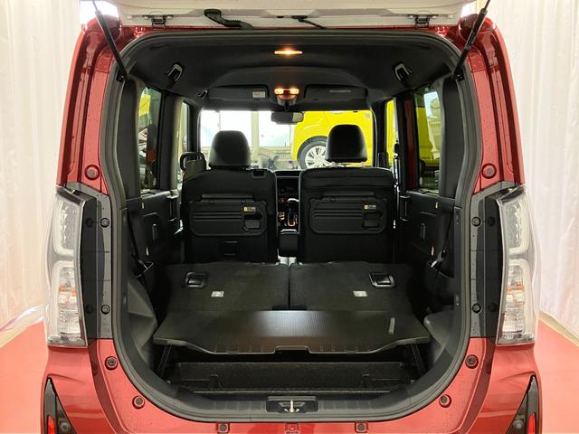 タントカスタムＸひょう害車　届出済未使用車　元展示車　スマートキー　プッシュスタート　アイドリングストップ　両側電動スライドドア　衝突被害軽減システム　オートマチックハイビーム　イモビ　車線逸脱警報　シートヒーター（長崎県）の中古車