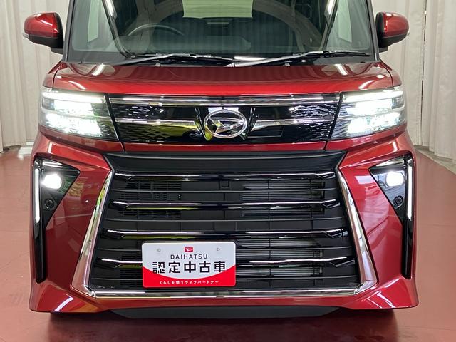 タントカスタムＸひょう害車　届出済未使用車　元展示車　スマートキー　プッシュスタート　アイドリングストップ　両側電動スライドドア　衝突被害軽減システム　オートマチックハイビーム　イモビ　車線逸脱警報　シートヒーター（長崎県）の中古車