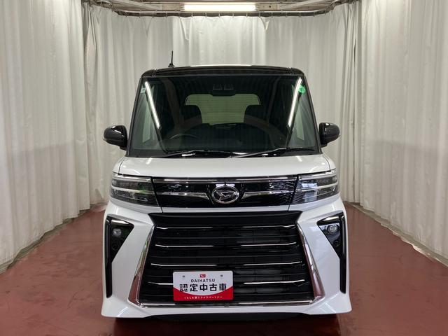 タントカスタムＸ届出済未使用車　元展示車　スマートキー　プッシュスタート　アイドリングストップ　両側電動スライドドア　衝突被害軽減システム　オートマチックハイビーム　電動格納式ドアミラー　車線逸脱警報　シートヒーター（長崎県）の中古車