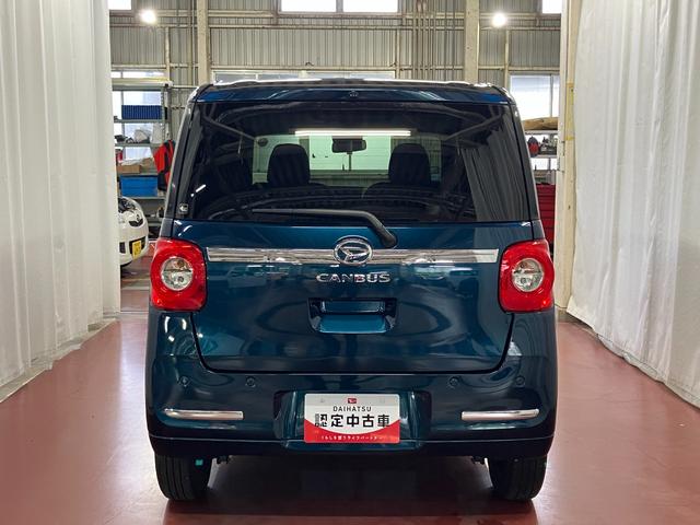 ムーヴキャンバスセオリーＧターボ元試乗車　修復歴有　アダプティブクルーズコントロール　シートヒーター　電動格納式ドアミラー　両側電動スライドドア　車線逸脱警報　ＬＥＤヘッドランプ　オートマチックハイビーム　スマートキー（長崎県）の中古車