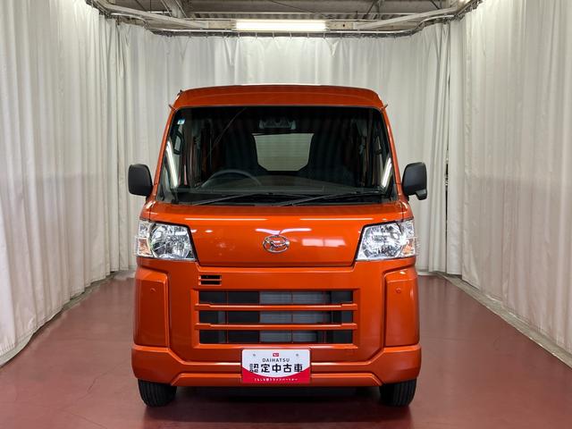 ハイゼットカーゴＤＸひょう害車　届出済未使用車　元展示車　オートライト　禁煙　衝突被害軽減システム　アイドリングストップ　キーレス　両側スライドドア　整備記録簿　レーンアシスト　運転席エアバッグ　助手席エアバック　ＡＢＳ（長崎県）の中古車