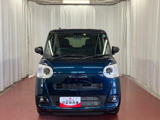 ムーヴキャンバスセオリーＧターボ元試乗車　アダプティブクルーズコントロール　シートヒーター　電動格納式ドアミラー　両側電動スライドドア　車線逸脱警報　盗難防止システム　ＬＥＤヘッドランプ　オートマチックハイビーム　スマートキー（長崎県）の中古車