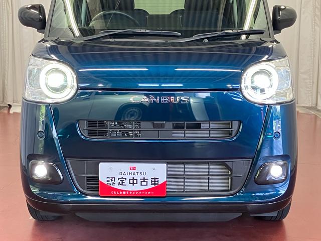 ムーヴキャンバスセオリーＧターボ元試乗車　アダプティブクルーズコントロール　シートヒーター　電動格納式ドアミラー　両側電動スライドドア　車線逸脱警報　盗難防止システム　ＬＥＤヘッドランプ　オートマチックハイビーム　スマートキー（長崎県）の中古車