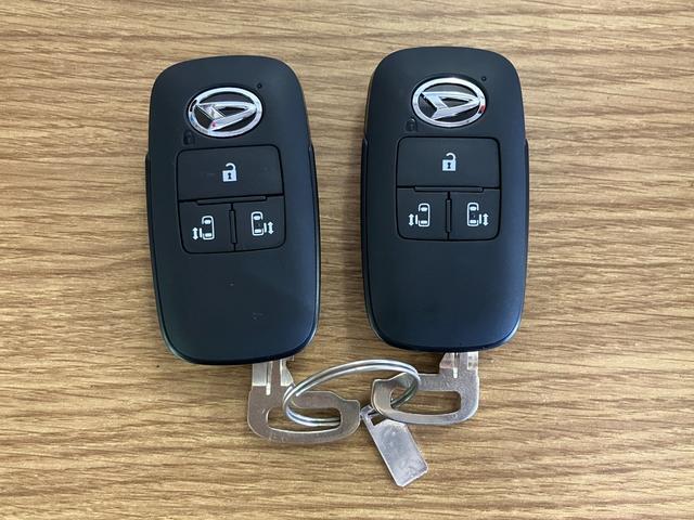 タントカスタムＸ届出済未使用車　元展示車　１オーナー　スマートキー　プッシュスタート　アイドリングストップ　両側電動スライドドア　衝突被害軽減システム　禁煙　ＬＥＤヘッドランプ　車線逸脱警報　シートヒーター　記録簿（長崎県）の中古車