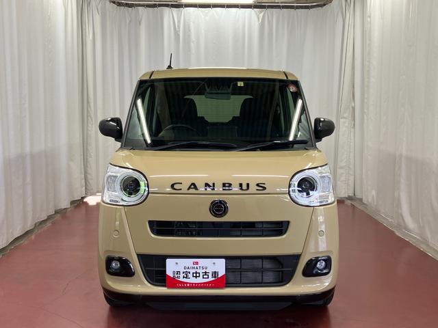 ムーヴキャンバスセオリーＧターボ元試乗車　アダプティブクルーズコントロール　シートヒーター　電動格納式ドアミラー　両側電動スライドドア　車線逸脱警報　ＬＥＤヘッドランプ　オートマチックハイビーム　スマートキー　プッシュスタート（長崎県）の中古車