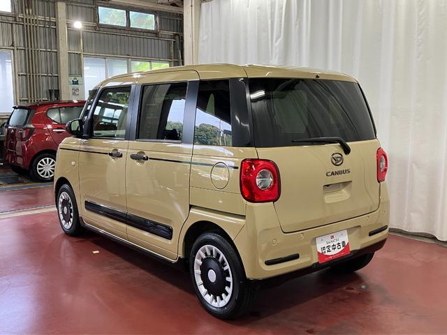 ムーヴキャンバスセオリーＧターボ元試乗車　アダプティブクルーズコントロール　シートヒーター　電動格納式ドアミラー　両側電動スライドドア　車線逸脱警報　ＬＥＤヘッドランプ　オートマチックハイビーム　スマートキー　プッシュスタート（長崎県）の中古車