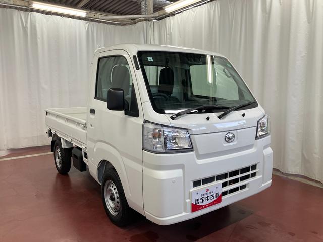 ハイゼットトラックスタンダード　農用スペシャル届出済未使用車　元展示車　４ＷＤ　マニュアル車　運転席エアバッグ　助手席エアバッグ　アイドリングストップ　衝突被害軽減システム　オートライト　オートマチックハイビーム　パワーステアリング　エアコン（長崎県）の中古車