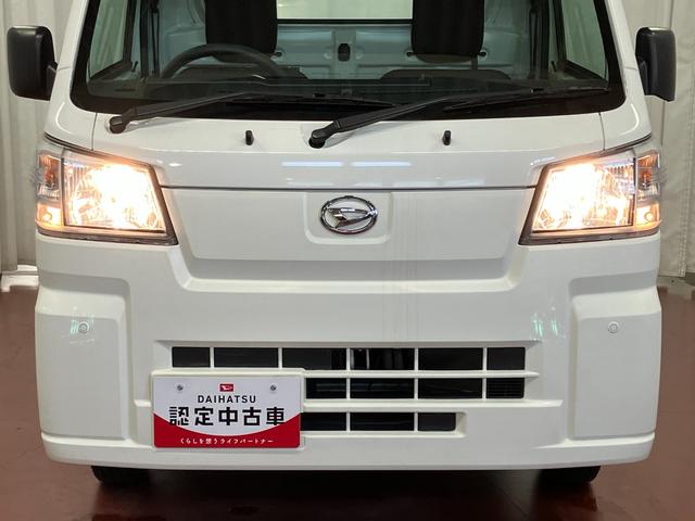 ハイゼットトラックスタンダード　農用スペシャル届出済未使用車　元展示車　４ＷＤ　マニュアル車　運転席エアバッグ　助手席エアバッグ　アイドリングストップ　衝突被害軽減システム　オートライト　オートマチックハイビーム　パワーステアリング　エアコン（長崎県）の中古車