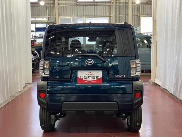 タフトＧ届出済未使用車　元展示車　サンルーフ　シートヒーター　電動格納式ドアミラー　禁煙　アイドリングストップ　レーンキープアシスト　オートマチックハイビーム　盗難防止システム　スマートキー　ＬＥＤランプ（長崎県）の中古車
