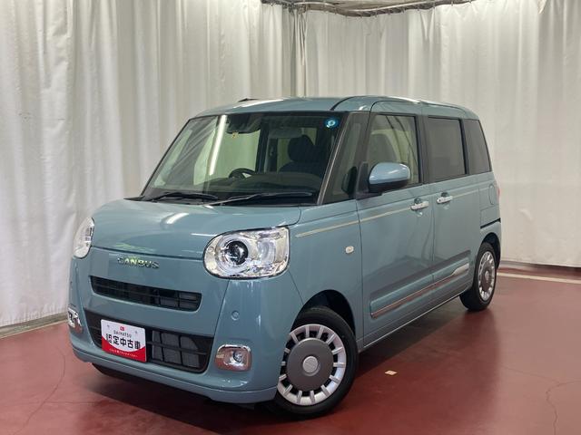 ムーヴキャンバスセオリーＧターボ元試乗車　ディスプレイオーディオ　バックモニター　ターボ　ＴＶ　ブルートゥース　アダプティブクルーズコントロール　シートヒーター　両側電動スライドドア　車線逸脱警報　盗難防止　ＬＥＤヘッドランプ（長崎県）の中古車