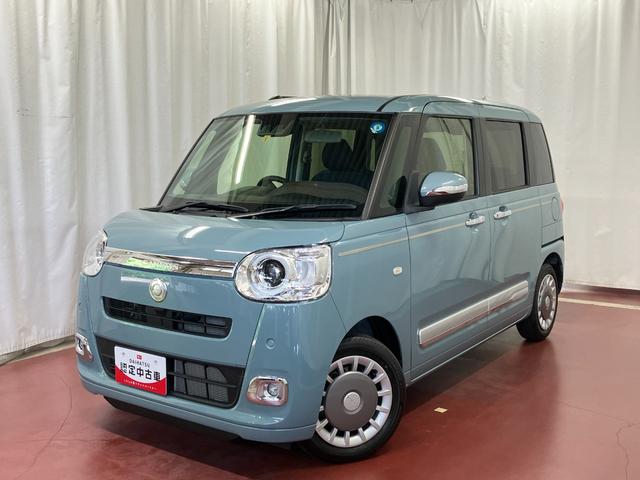 ムーヴキャンバスセオリーＧターボ元試乗車　アダプティブクルーズコントロール　シートヒーター　電動格納式ドアミラー　両側電動スライドドア　車線逸脱警報　ＬＥＤヘッドランプ　オートマチックハイビーム　スマートキー　プッシュスタート（長崎県）の中古車