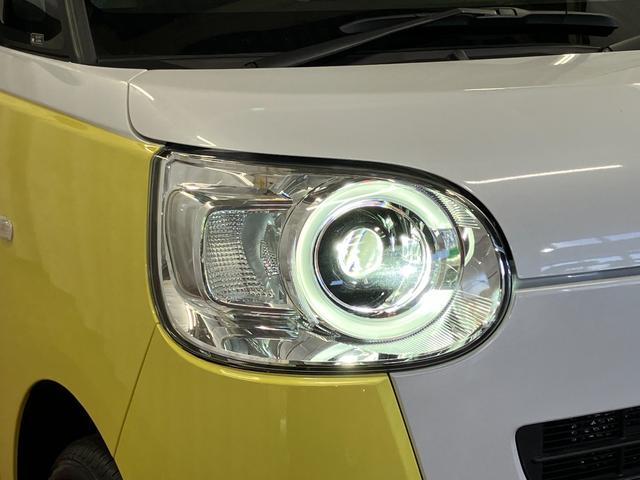 ムーヴキャンバスストライプスＧ届出済未使用車　元展示車　両側電動スライドドア　衝突被害軽減システム　イモビライザー　アイドリングストップ　電動格納式ドアミラー　シートヒーター　ＬＥＤヘッドランプ　スマートキー　プッシュスタート（長崎県）の中古車