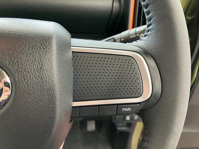 タントファンクロスターボ届出済未使用車　元展示車　ターボ　シートヒーター　電動格納式ドアミラー　アイドリングストップ　誤発進抑制機能　ＬＥＤヘッドランプ　スマートキー　車線逸脱警報装置　オートライト　オートマチックハイビーム（長崎県）の中古車