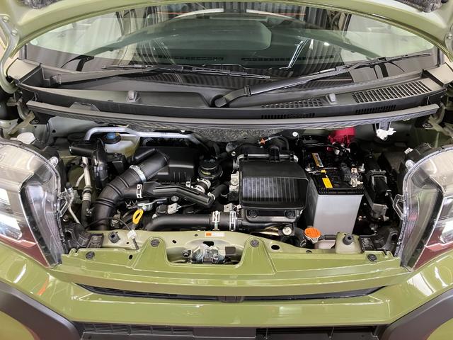 タントファンクロスターボ届出済未使用車　元展示車　ターボ　シートヒーター　電動格納式ドアミラー　アイドリングストップ　誤発進抑制機能　ＬＥＤヘッドランプ　スマートキー　車線逸脱警報装置　オートライト　オートマチックハイビーム（長崎県）の中古車