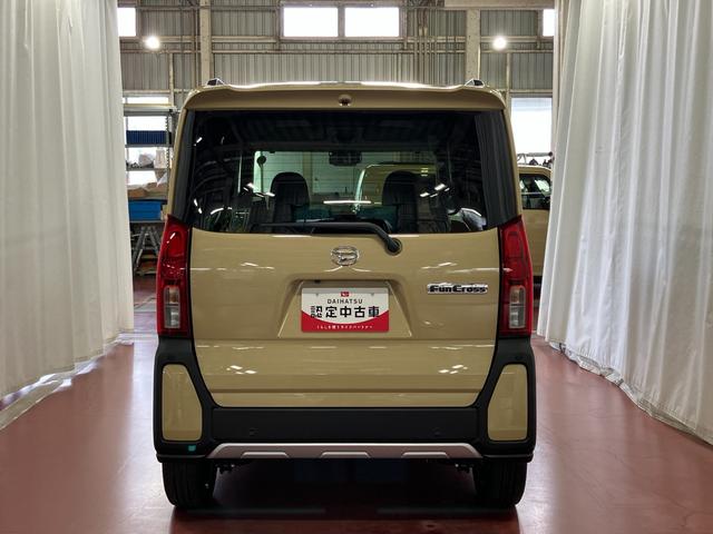 タントファンクロスターボ届出済未使用車　元展示車　シートヒーター　電動格納式ドアミラー　アイドリングストップ　禁煙　ＬＥＤヘッドランプ　スマートキー　車線逸脱警報装置　オートライト　１オーナー　オートマチックハイビーム（長崎県）の中古車