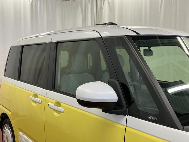 ムーヴキャンバスストライプスＧ元試乗車　アイドリングストップ　セキュリティアラーム　スマートキー　プッシュスタート　シートヒーター　１オーナー　ＬＥＤヘッドランプ　車線逸脱警報　ベンチシート　オートマチックハイビーム　オートライト（長崎県）の中古車