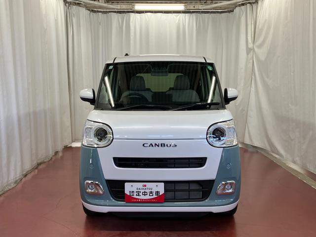 ムーヴキャンバスストライプスＧ元展示車　アイドリングストップ　セキュリティアラーム　スマートキー　プッシュスタート　シートヒーター　１オーナー　ＬＥＤヘッドランプ　車線逸脱警報　ベンチシート　オートマチックハイビーム　安全ボディ（長崎県）の中古車