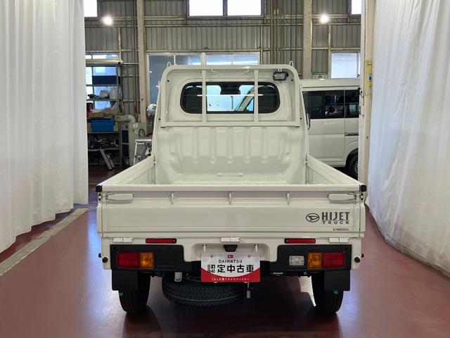 ハイゼットトラックスタンダード　農用スペシャル届出済未使用車　元展示車　４ＷＤ　マニュアル車　運転席エアバッグ　助手席エアバッグ　誤発進抑制機能　禁煙　オートマチックハイビーム　パワステ　１オーナー　エアコン　オートライト　アイドリングストップ（長崎県）の中古車