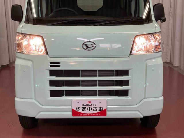 ハイゼットカーゴＤＸ届出済未使用車　元展示車　禁煙　衝突安全ボディ　キーレスキー　両側スライドドア　アイドリングストップ　オートマチックハイビーム　ＥＳＣ　オートライト　記録簿　レーンアシスト　両席エアバッグ　１オーナー（長崎県）の中古車