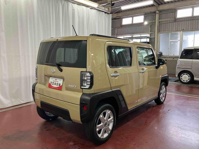タフトＧ届出済未使用車　元展示車　アダプティブクルーズコントロール　衝突被害軽減システム　シートヒーター　アイドリングストップ　スマートキー　禁煙　車線逸脱防止　１オーナー　オートマチックハイビーム（長崎県）の中古車