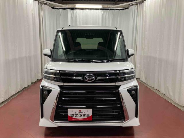 タントカスタムＲＳ届出済未使用車　元展示車　ターボ　ディスプレイオーディオ　バックカメラ　両側電動スライドドア　衝突被害軽減システム　アイドリングストップ　ブルートゥース　シートヒーター　禁煙　ＬＥＤヘッドランプ（長崎県）の中古車