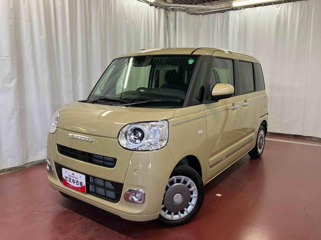 ムーヴキャンバスセオリーＧ届出済未使用車　元展示車　アイドリングストップ　禁煙　衝突被害軽減システム　シートヒーター　両側電動スライドドア　オートライト　ＬＥＤヘッドランプ　イモビライザー　衝突安全ボディ　スマートキー（長崎県）の中古車