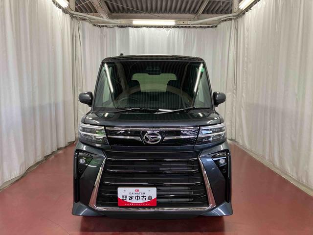 タントカスタムＸ届出済未使用車　元展示車　衝突被害軽減システム　車線逸脱防止　アイドリングストップ　禁煙　盗難警報装置　ＬＥＤヘッドランプ　１オーナー　シートヒーター　オートライト　電動格納ミラー　スマートキー（長崎県）の中古車