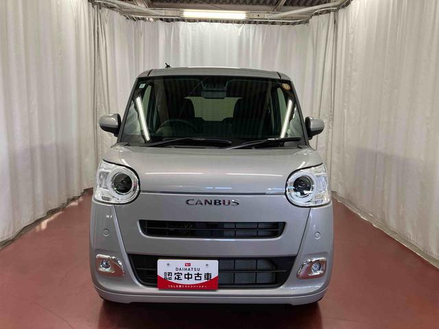 ムーヴキャンバスセオリーＧ元試乗車　アイドリングストップ　スマートキー　プッシュスタート　衝突被害軽減システム　１オーナー　シートヒーター　電動格納式ミラー　ＬＥＤヘッドランプ　シートヒーター　両側電動スライドドア（長崎県）の中古車