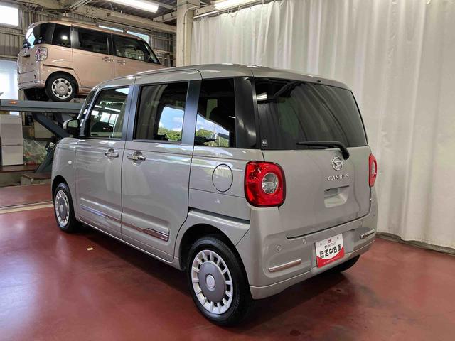 ムーヴキャンバスセオリーＧ元試乗車　アイドリングストップ　スマートキー　プッシュスタート　衝突被害軽減システム　１オーナー　シートヒーター　電動格納式ミラー　ＬＥＤヘッドランプ　シートヒーター　両側電動スライドドア（長崎県）の中古車