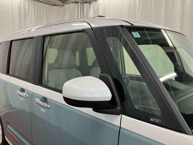 ムーヴキャンバスストライプスＧ届出済未使用車　元展示車　アイドリングストップ　禁煙　セキュリティアラーム　スマートキー　プッシュスタート　シートヒーター　１オーナー車　ＬＥＤヘッドランプ　車線逸脱警報　オートマチックハイビーム（長崎県）の中古車