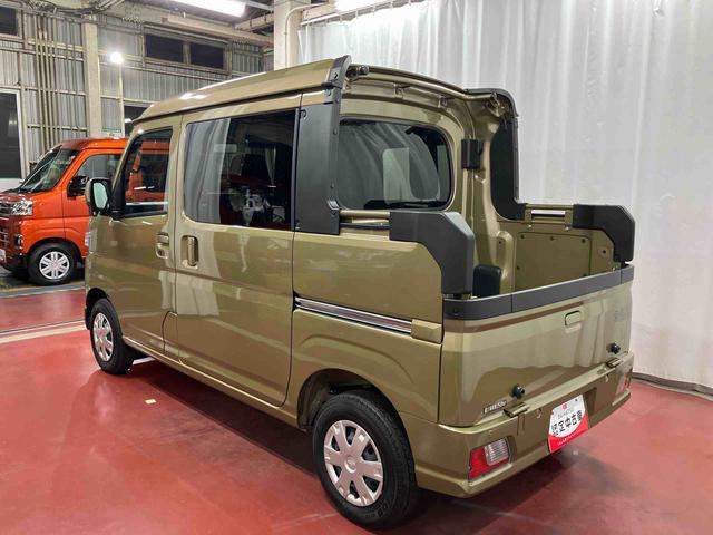 ハイゼットカーゴデッキバンG元展示車 衝突被害軽減システム レーンキープアシスト 両側スライドドア オートライト オートマチックハイビーム 電動格納ミラー アイドリングストップ スマートキー 運転席エアバッグ 助手席エアバッグ(長崎県)の中古車