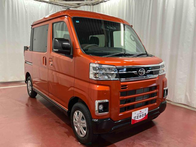 アトレーアトレーデッキバン届出済未使用車　元展示車　ターボ　オートマチックハイビーム　レーンアシスト　１オーナー　オートライト　ＬＥＤヘッドランプ　アイドリングストップ　電動格納ミラー　スマートキー　両側電動スライドドア（長崎県）の中古車