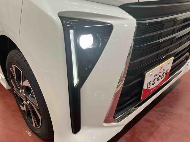 タントカスタムＸ届出済未使用車　元展示車　衝突被害軽減システム　車線逸脱防止　アイドリングストップ　禁煙　ＬＥＤヘッドランプ　オートライト　シートヒーター　両側電動スライドドア　スマートキー　プッシュスタート（長崎県）の中古車