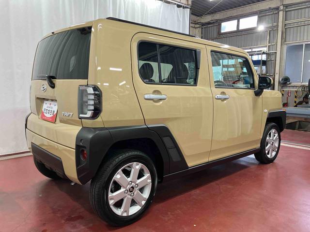 タフトＧ届出済未使用車　元展示車　ディスプレイオーディオ　バックカメラ　ブルートゥース　衝突被害軽減システム　シートヒーター　スマートキー　プッシュスタート　禁煙　サンルーフ　オートライト　衝突安全ボディ（長崎県）の中古車
