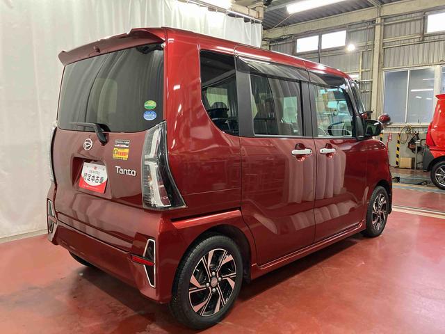 タントカスタムXセレクション下取車 ナビ LEDヘッドランプ シートヒーター ETC スマートキー オートマチックハイビーム TV アルミホイール ドラレコ 整備記録簿 DVD 車線逸脱警報 アイドリングストップ オートライト(長崎県)の中古車