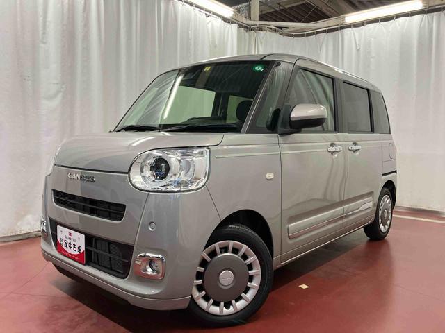 ムーヴキャンバスセオリーＧ元試乗車　ディスプレイオーディオ　ブルートゥース　バックカメラ　衝突被害軽減システム　ＬＥＤヘッドランプ　オートライト　シートヒーター　両側電動スライドドア　ベンチシート　スマートキー　衝突安全ボディ（長崎県）の中古車