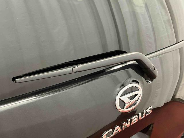 ムーヴキャンバスセオリーＧ届出済未使用車　元展示車　アイドリングストップ　衝突被害軽減システム　電動格納ミラー　ＬＥＤヘッドランプ　シートヒーター　両側電動スライドドア　オートライト　ベンチシート　衝突安全ボディ　１オーナー（長崎県）の中古車