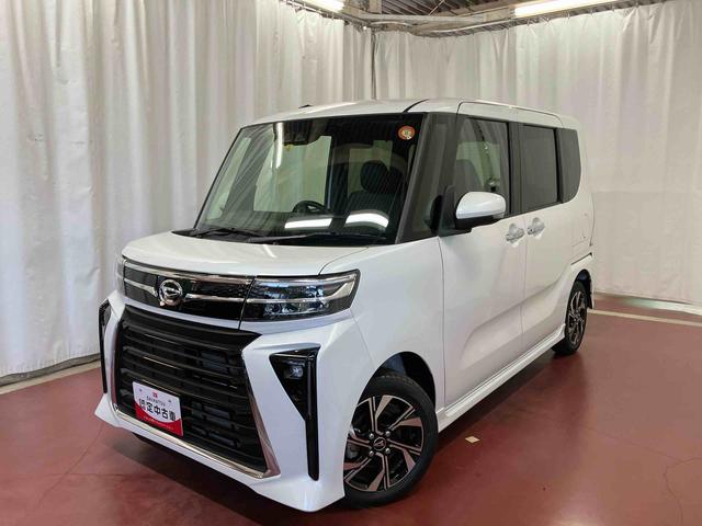 タントカスタムX元試乗車 ディスプレイオーディオ 衝突被害軽減システム 車線逸脱防止 ブルートゥース アイドリングストップ バックカメラ TV 盗難防止 LEDヘッドランプ 1オーナー スマートキー シートヒーター(長崎県)の中古車