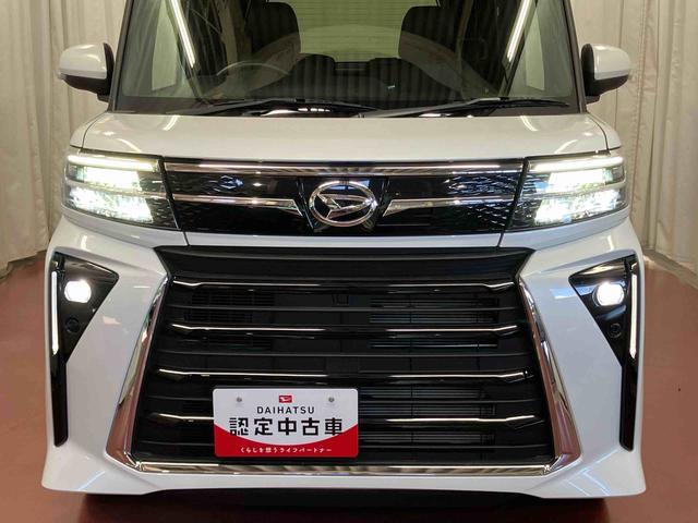 タントカスタムX元試乗車 ディスプレイオーディオ 衝突被害軽減システム 車線逸脱防止 ブルートゥース アイドリングストップ バックカメラ TV 盗難防止 LEDヘッドランプ 1オーナー スマートキー シートヒーター(長崎県)の中古車