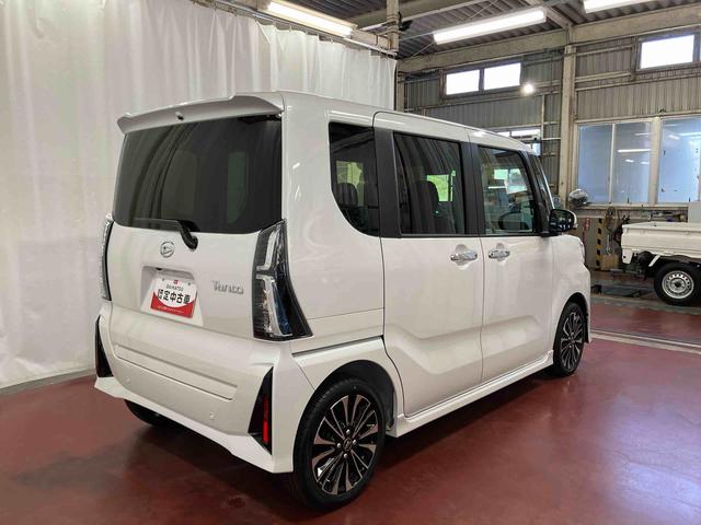 タントカスタムRS届出済未使用車 元展示車 ターボ 両側電動スライドドア アイドリングストップ 電動格納ミラー シートヒーター オートライト LEDヘッドランプ 1オーナー スマートキー プッシュスタート 盗難防止(長崎県)の中古車