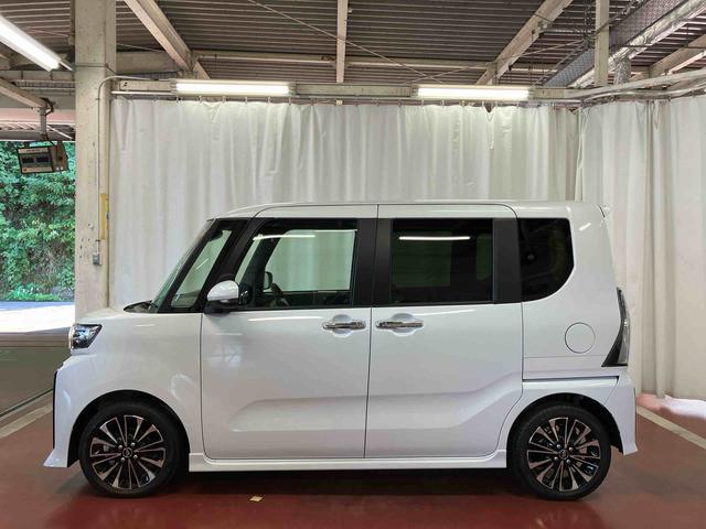 タントカスタムRS届出済未使用車 元展示車 ターボ 両側電動スライドドア アイドリングストップ 電動格納ミラー シートヒーター オートライト LEDヘッドランプ 1オーナー スマートキー プッシュスタート 盗難防止(長崎県)の中古車