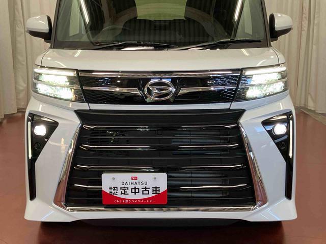 タントカスタムRS届出済未使用車 元展示車 ターボ 両側電動スライドドア アイドリングストップ 電動格納ミラー シートヒーター オートライト LEDヘッドランプ 1オーナー スマートキー プッシュスタート 盗難防止(長崎県)の中古車
