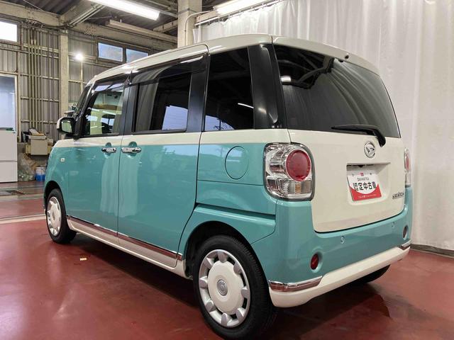 ムーヴキャンバスGメイクアップリミテッド SAIII下取車 ナビ ブルートゥース ETC パノラマモニター 衝突被害軽減システム レーンキープ 両側電動スライドドア LEDヘッドランプ オートライト プッシュスタート スマートキー 衝突安全ボディ(長崎県)の中古車