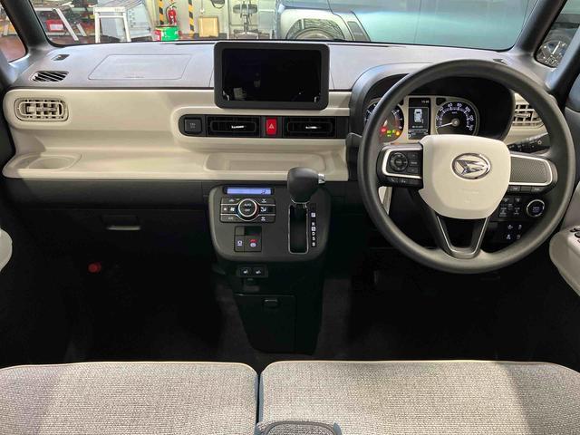 ムーヴキャンバスストライプスＧ届出済未使用車　元展示車　衝突被害軽減システム　禁煙　スマートキー　プッシュスタート　両側電動スライドドア　シートヒーター　ＬＥＤヘッドランプ　オートライト　車線逸脱警報　ベンチシート（長崎県）の中古車